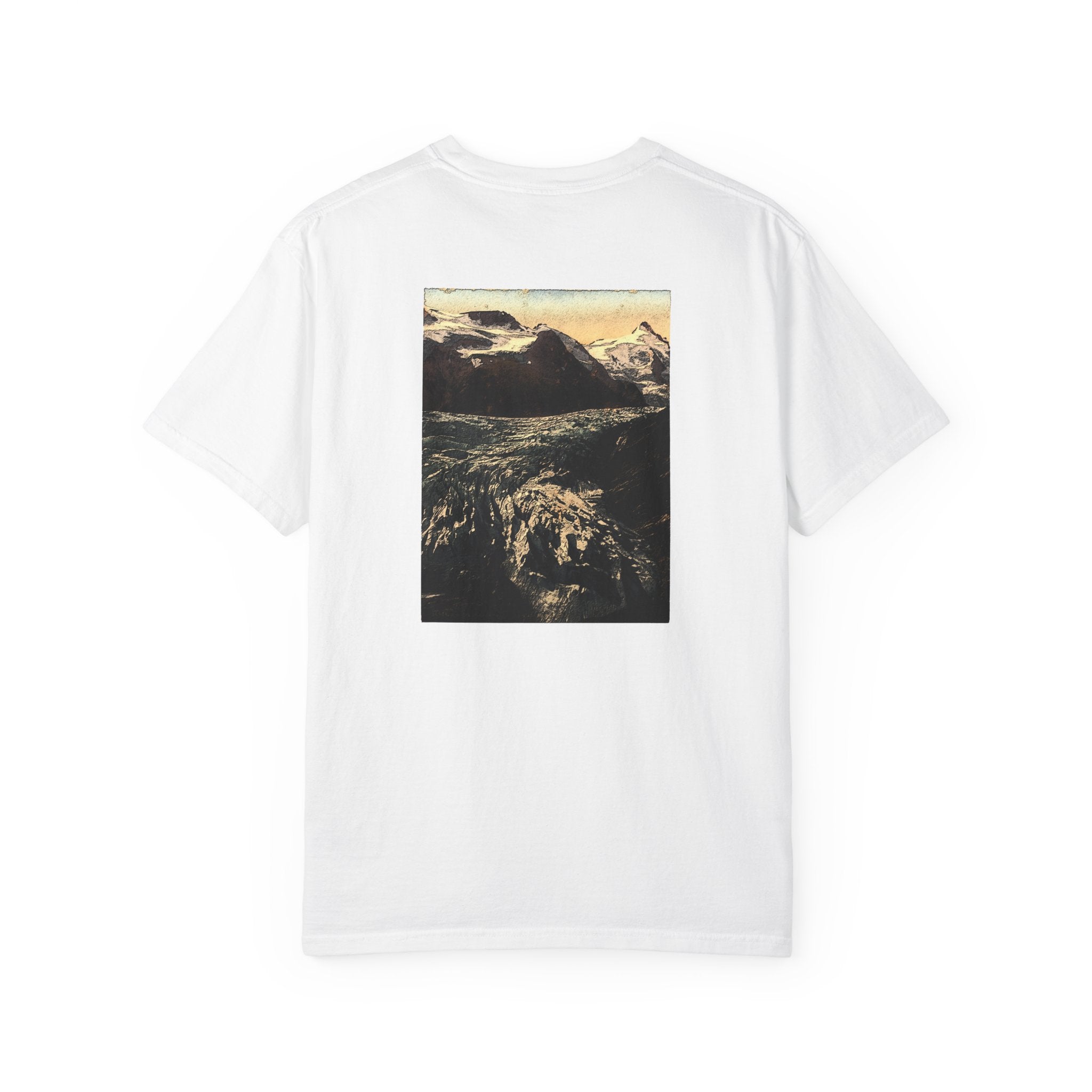 Icy Sunset White T-shirt