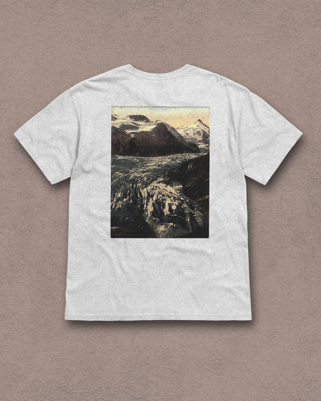 Icy Sunset White T-shirt