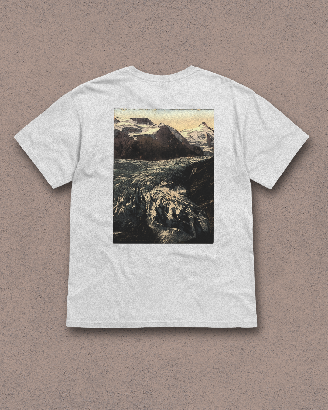 Icy Sunset White T-shirt